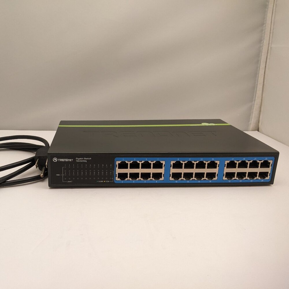 TRENDNET 24-Port Gigabit GREENnet UNMANAGED Switch | TEG-S24Dg | Version v1.0R